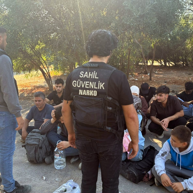 Dalaman'da 18 düzensiz göçmen yakalandı