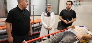 Vali Hatipoğlu hastanedeki yaralıları ziyaret etti