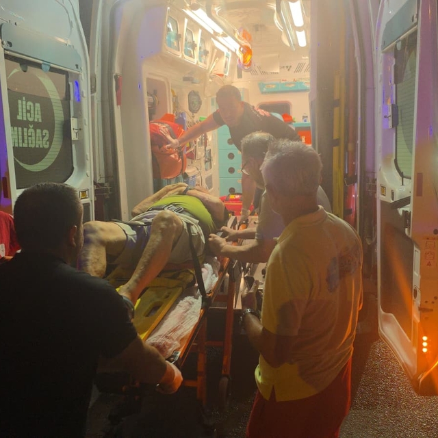 Kontrolden çıkan otomobil takla attı: 1 yaralı