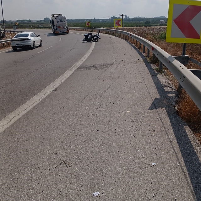 Motosiklet kazasında sürücü hayatını kaybetti