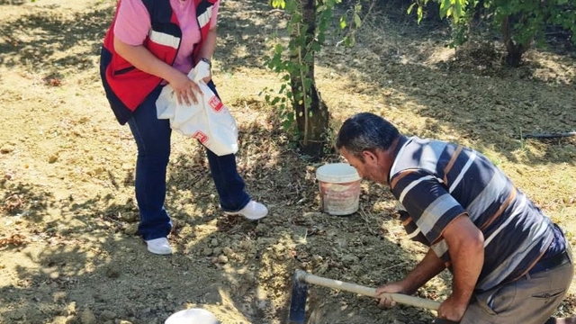 Pazarlar'da üreticilere bilinçli gübreleme desteği