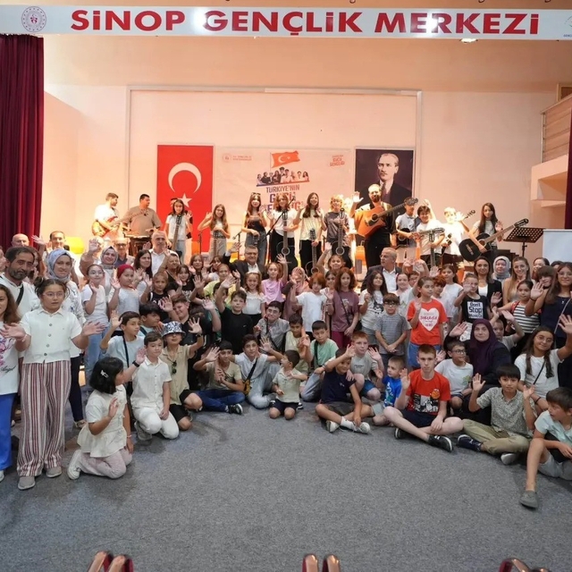 Sinop'ta 782 genç 9 hafta boyunca yeteneklerini keşfetti
