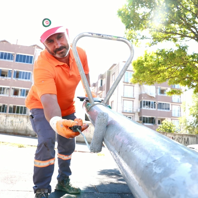 Osmangazi Belediyesi'nden parkları güzelleştiren dokunuş