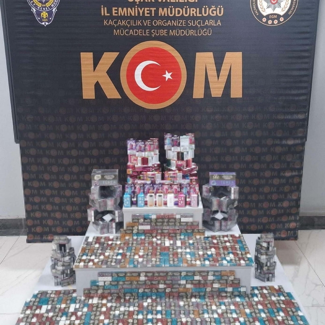 Uşak'ta 16 bin 200 adet bozulmuş enerji içeceği ele geçirildi