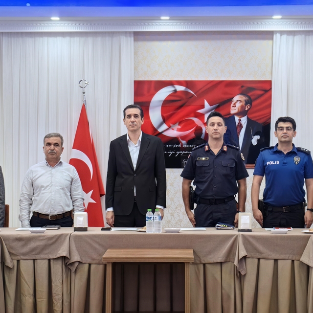 Bozyazı'da okul güvenlik tedbirleri değerlendirildi