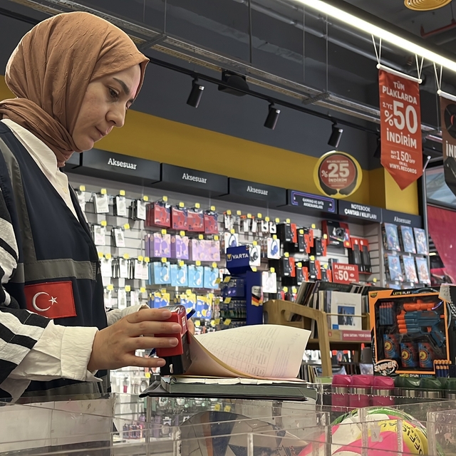 Konya'da okul öncesi kırtasiyelere denetim