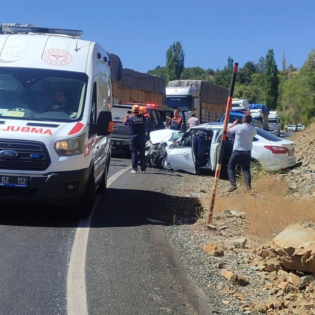 Elazığ'da trafik kazası: 1 yaralı