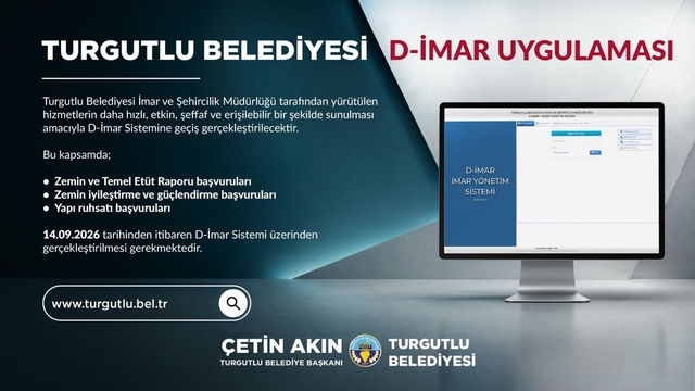 Turgutlu Belediyesi üç imar başvurusunu D-İmar Sistemine taşıyor