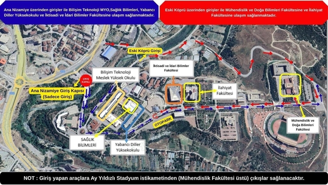 Karabük'te KPSS'ye girecek 6 bin 211 adaya trafik uyarısı
