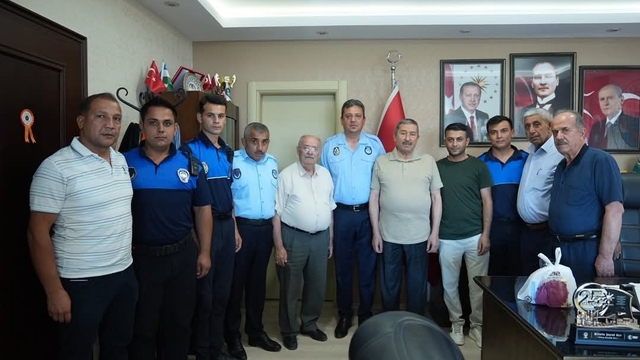 Darende'de zabıta personeliyle 'Zabıta Haftası' buluşması