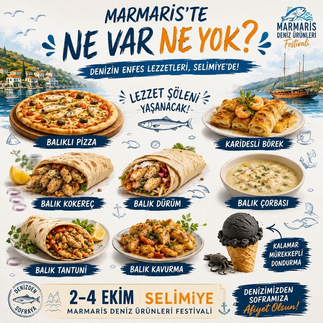 Marmaris'teki festivalde lezzet şöleni yaşanacak
