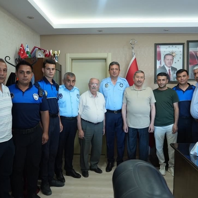 Darende'de zabıta personeliyle 'Zabıta Haftası' buluşması