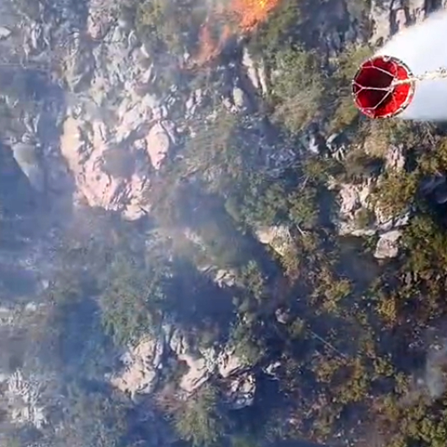 Antalya'da orman yangını