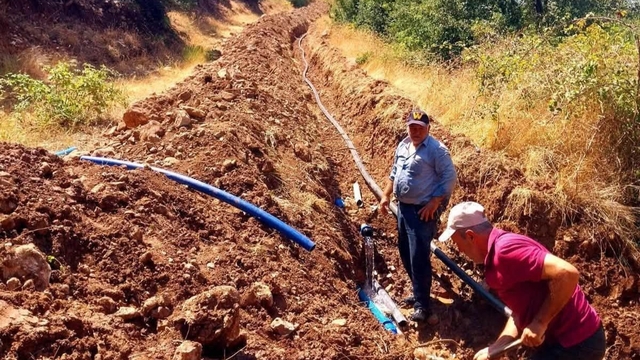 Amasya'da üç köyün su altyapısına destek