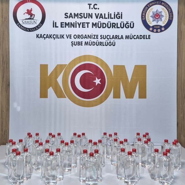 Kaçak alkol operasyonu: 51 litre etil alkol ele geçirildi