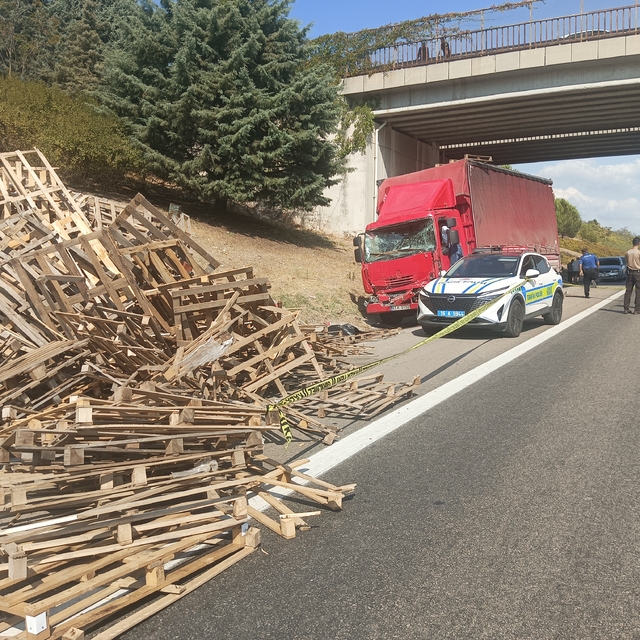 Kamyon arızalandığı için emniyet şeridine çekilen kamyonete çarptı; 1 ölü,...