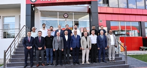 Çorum protokolünden Çorum FK'ya ziyaret: Kulüpp hedefleri istişare edildi