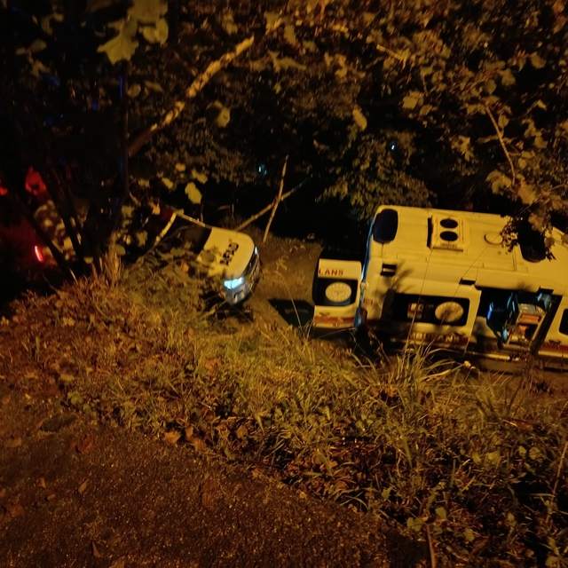 Park sırasında kontrolden çıkan araç uçuruma yuvarlandı: 2 ölü, 1 yaralı