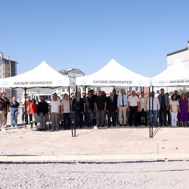 Kayseri Üniversitesi'nde Bilişim Teknolojileri MYO Binasının Temel Atma Tör...