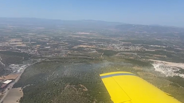 Soma'da orman yangını kontrol altına alındı