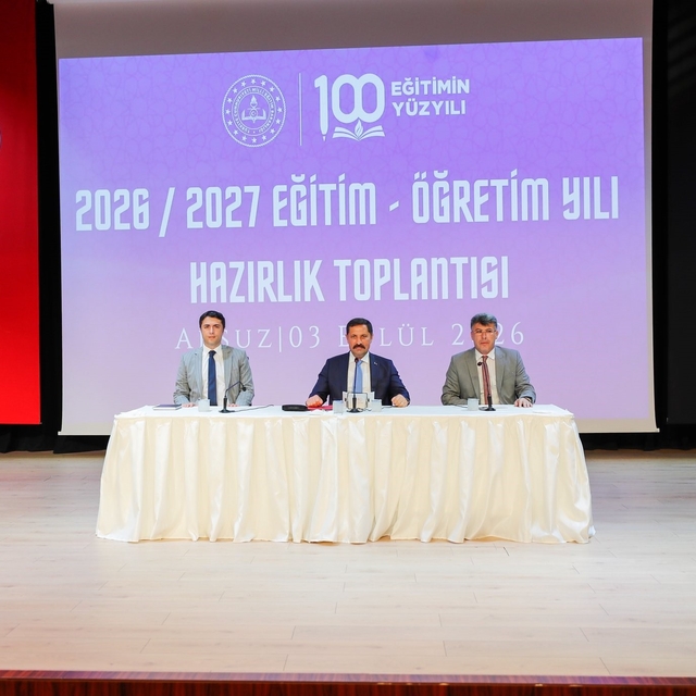 Vali Masatlı başkanlığında 2026-2027 eğitim öğretim yılı hazırlık toplantıs...