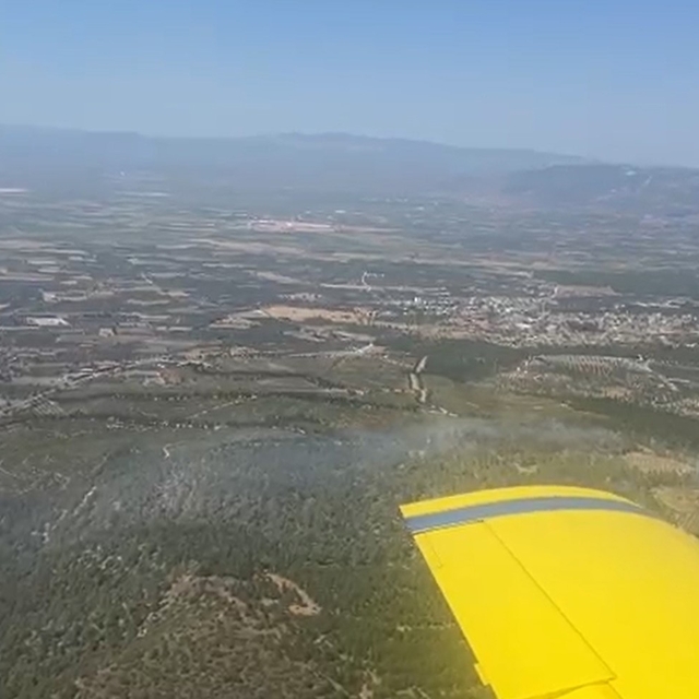 Soma'da orman yangını kontrol altına alındı