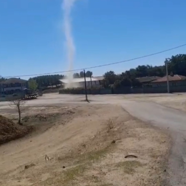 Edirne'de hortum paniği