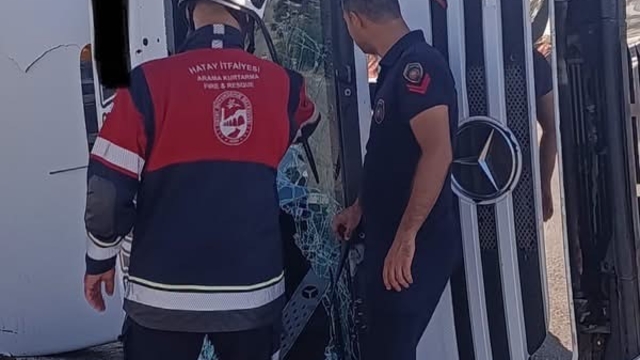 Kırıkhan'da trafik kazası: 1 yaralı