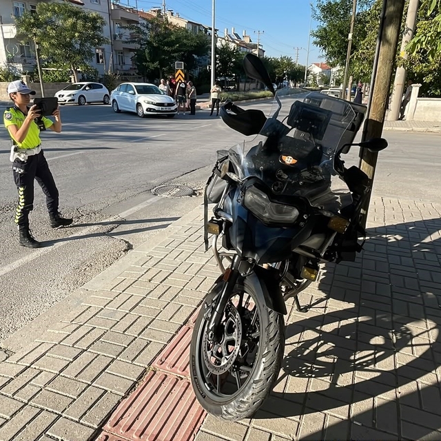 Karaman'da motosiklet kazası: 1 yaralı