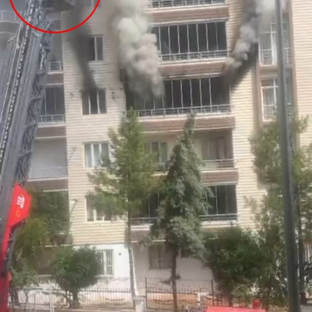 Apartmandaki yangında 3 çocuk, 6 kişi dumandan etkilendi