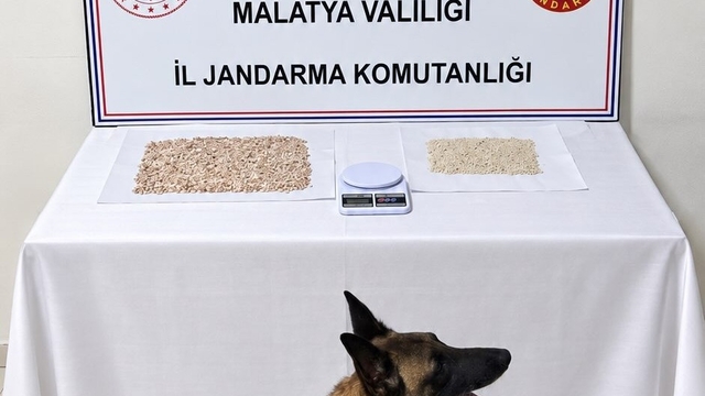 Malatya'da 1 kilo 80 gram metamfetamin ele geçirildi