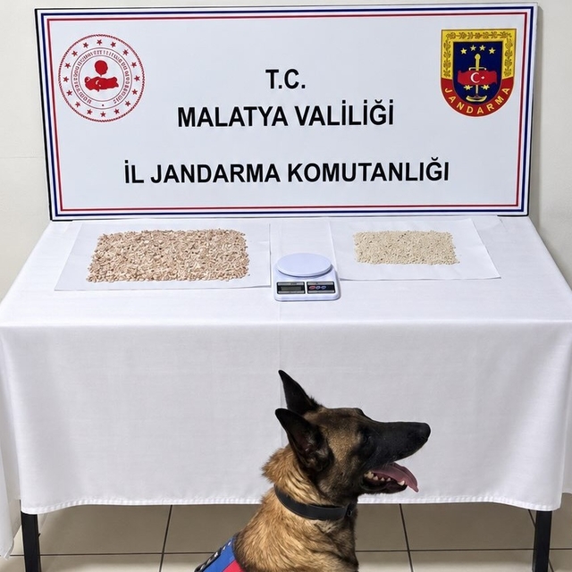 Malatya'da 1 kilo 80 gram metamfetamin ele geçirildi