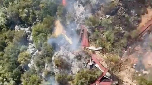 Antalya'da ormanlık alanda yangın