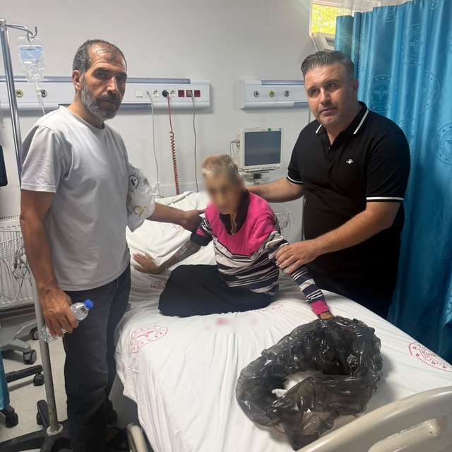 Kimsesiz kadının yardımına DİKO Başkanı Sanal koştu