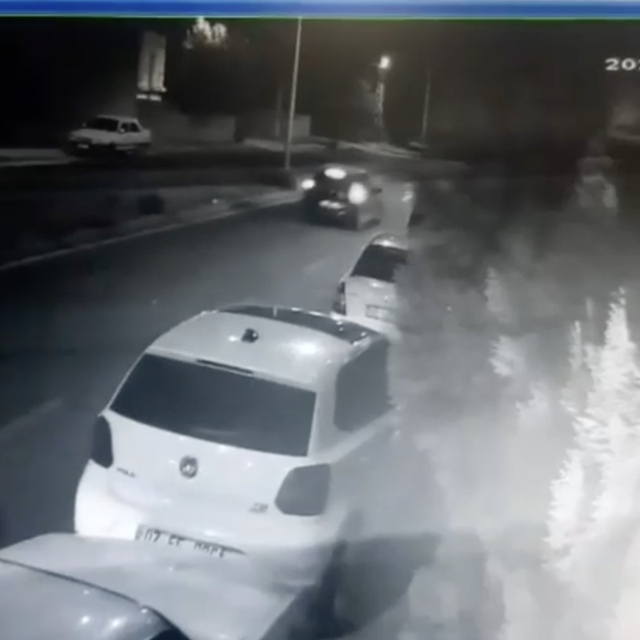 Güneş'in öldüğü kaza kamerada