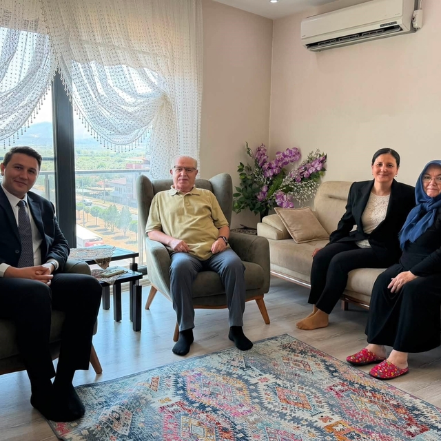 Buharkent Kaymakamı Haydaroğlu'ndan şehit aileleri ve gazilere ziyaret
