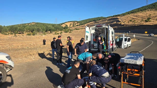 Bingöl'de kamyonet şarampole yuvarlandı: 3 yaralı