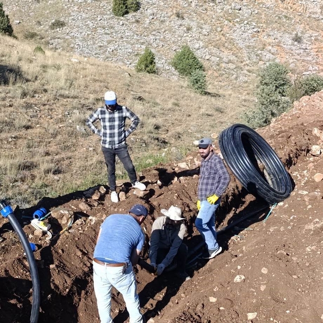 Bayburt'ta içme suyu sorununa köylülerden imece usulü çözüm
