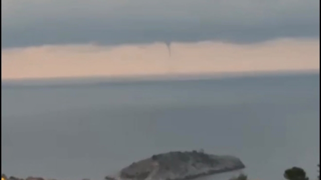Amasra'da hortum görüldü