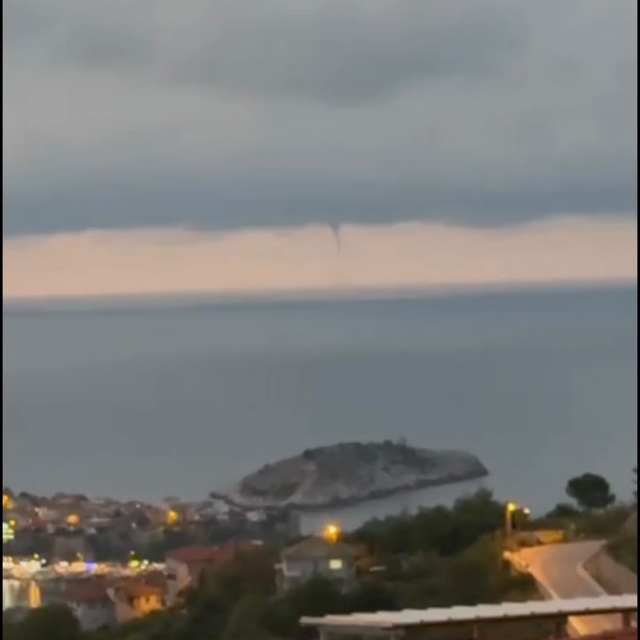 Amasra'da hortum görüldü
