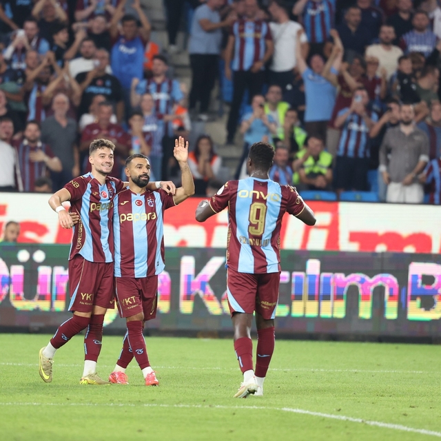 Trabzonspor'un 5 gollü reaksiyonu istatistiklere yansıdı
