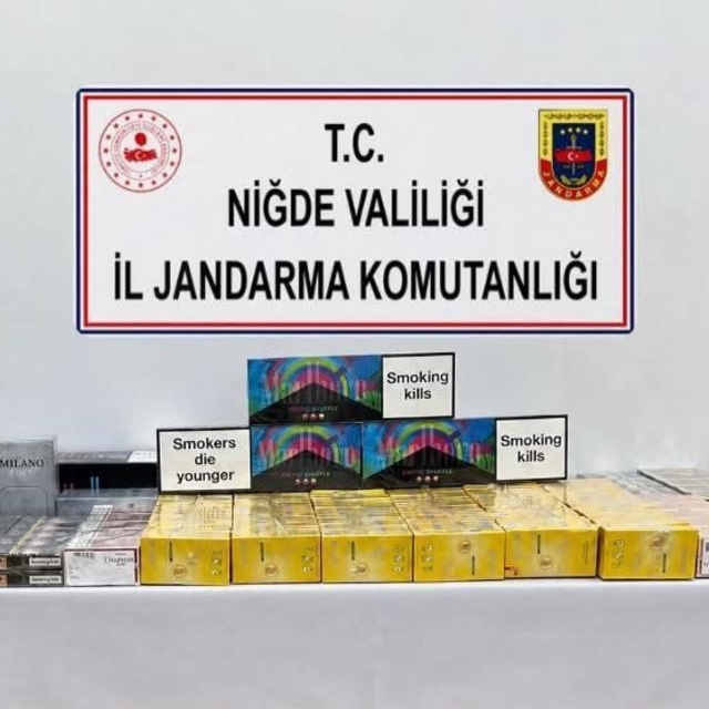 Niğde'de kaçak sigara operasyonu: 300 paket ele geçirildi