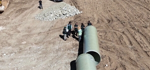 Bayburt'ta tarım arazilerini suya kavuşturacak projede son durum incelendi