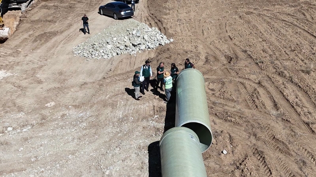 Bayburt'ta tarım arazilerini suya kavuşturacak projede son durum incelendi