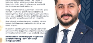 Başkan adayı Şenol Arslan: "Borsamızın geleceğini birlikte inşa etmek istiy...