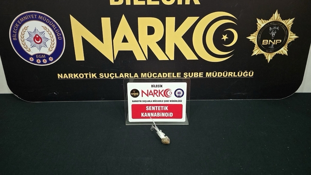 Bilecik'te uyuşturucu operasyonu: 1 şüpheli yakalandı