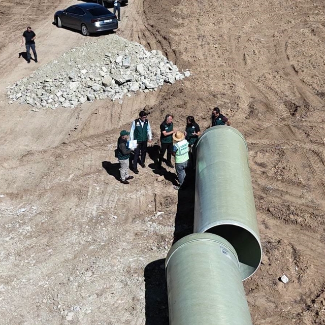 Bayburt'ta tarım arazilerini suya kavuşturacak projede son durum incelendi
