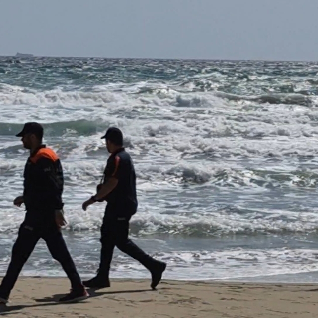 Saray'da deniz keyfine hava engeli
