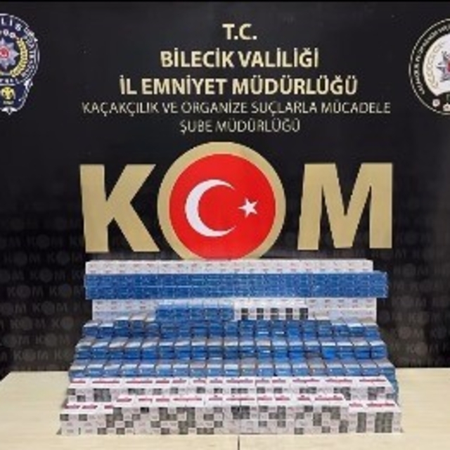 Bilecik polisi bir tırda bin 210 paket kaçak sigara ele geçirildi