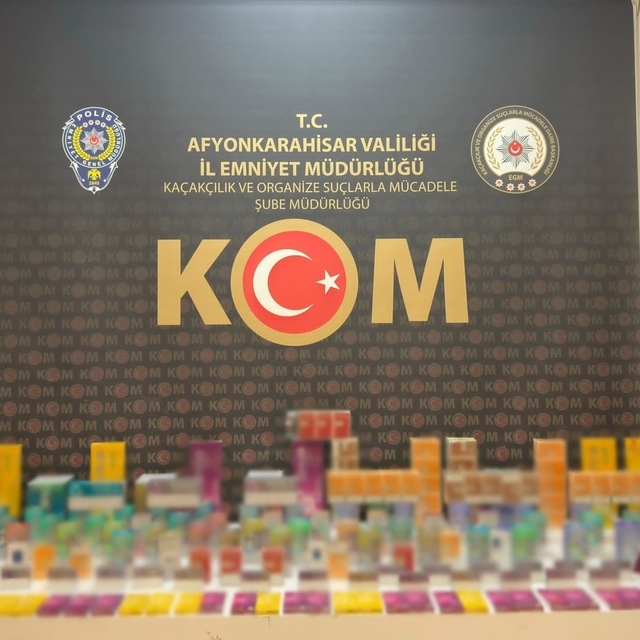 Polis gümrük kaçağı sigara ele geçirdi